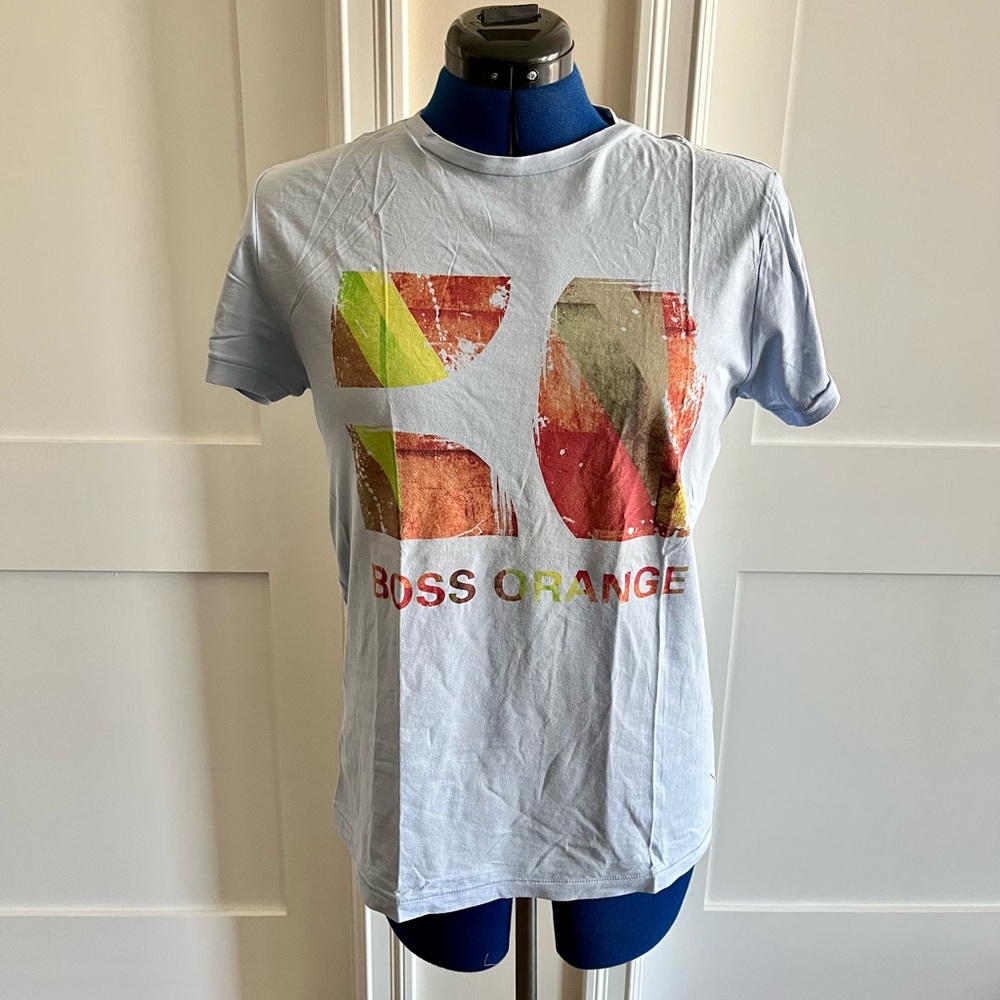 Men’s Hugo Boss Medium Blue T-Shirt